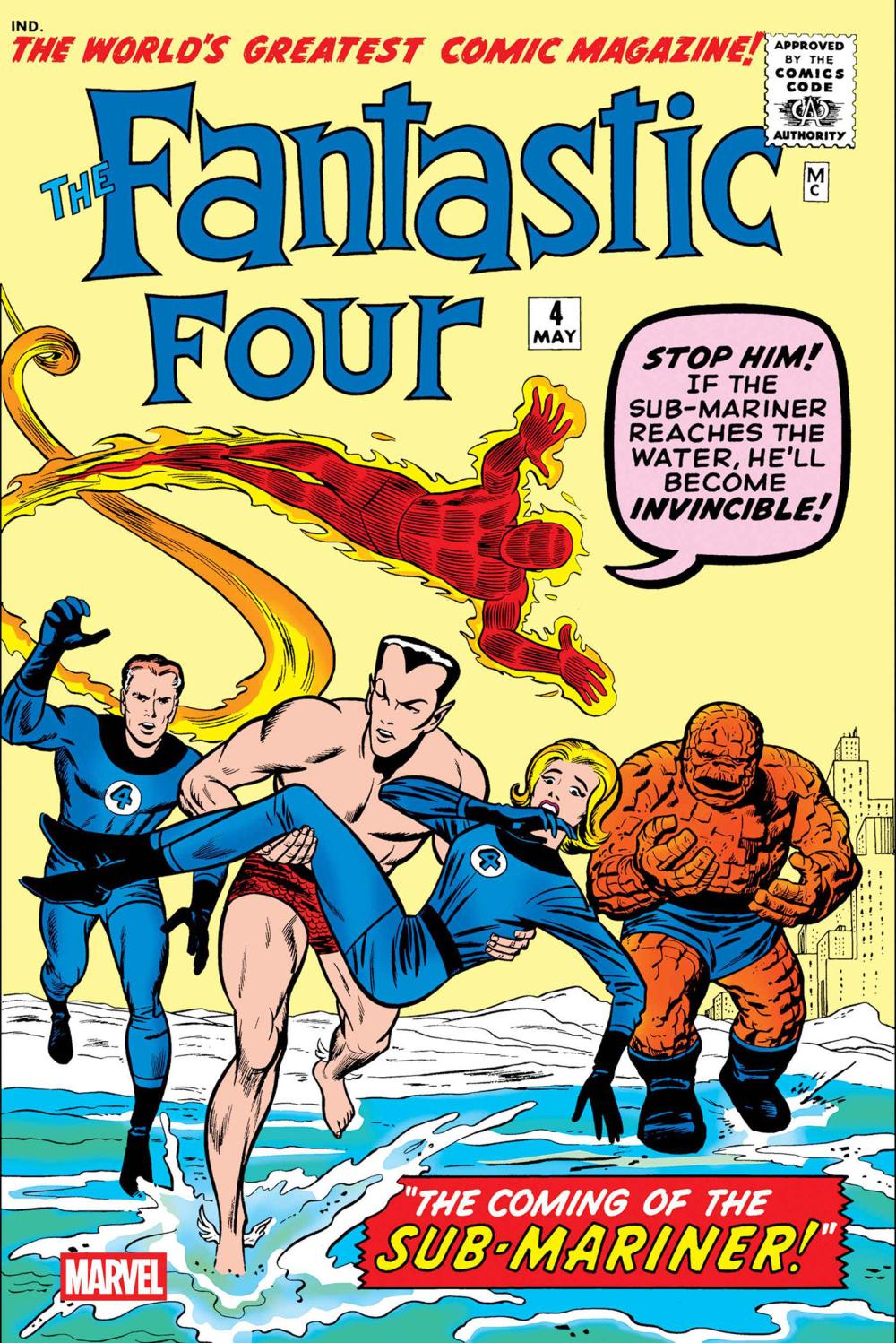 FANTASTIC FOUR #4 FACSIMILE EDITION FOIL VAR CVR B