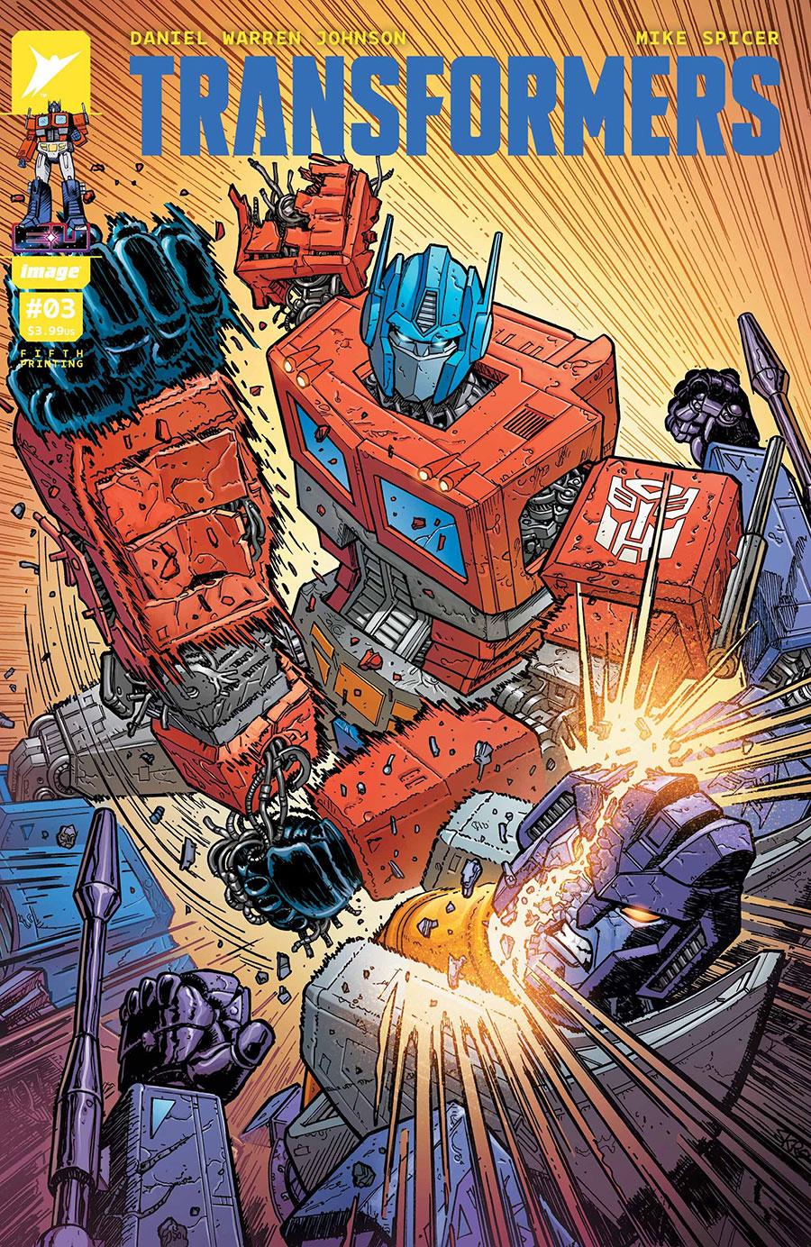 TRANSFORMERS #3 5TH PRINTING