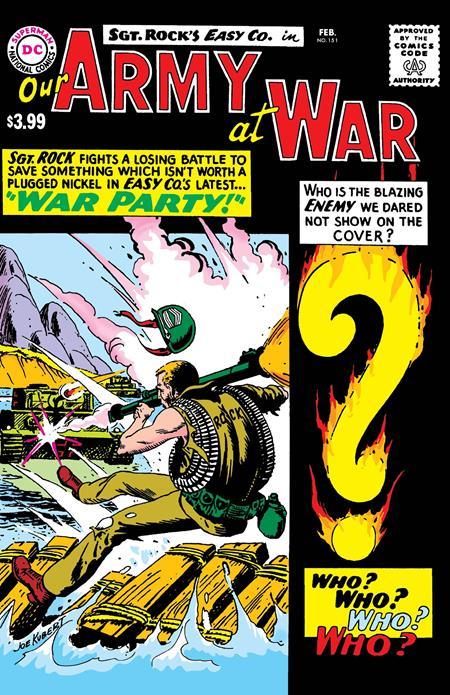 OUR ARMY AT WAR #151 FACSIMILE EDITION CVR A JOE KUBERT