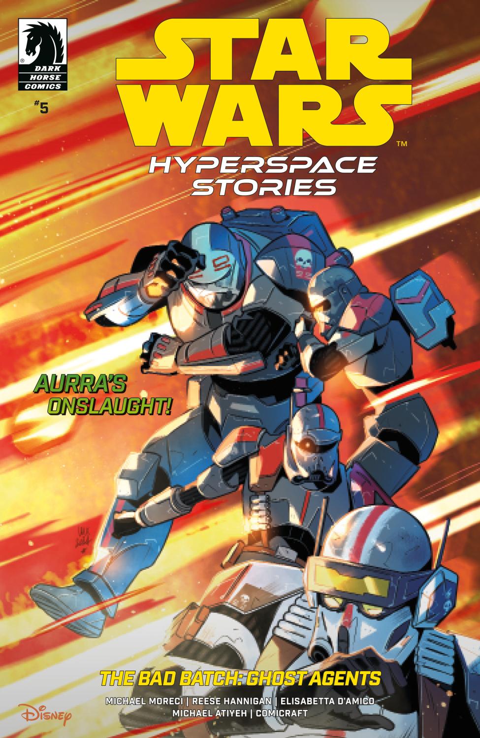 STAR WARS HYPERSPACE STORIES THE BAD BATCH--GHOST AGENTS #5 CVR A VALERIA FAVOCCIA