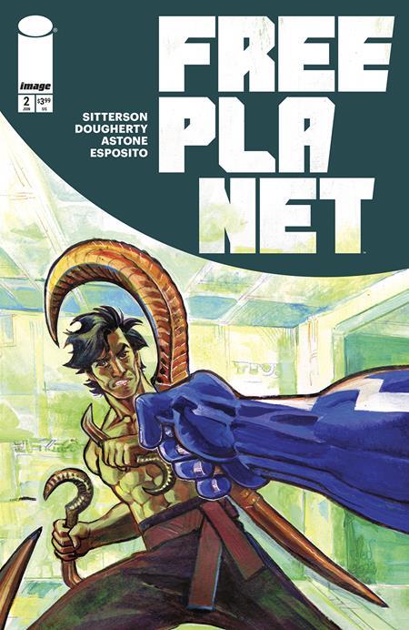 FREE PLANET #2 CVR A JED DOUGHERTY