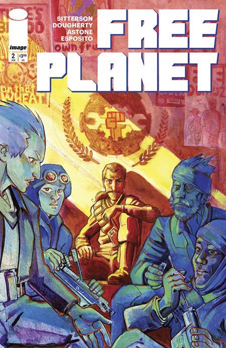 FREE PLANET #2 CVR B JED DOUGHERTY VAR