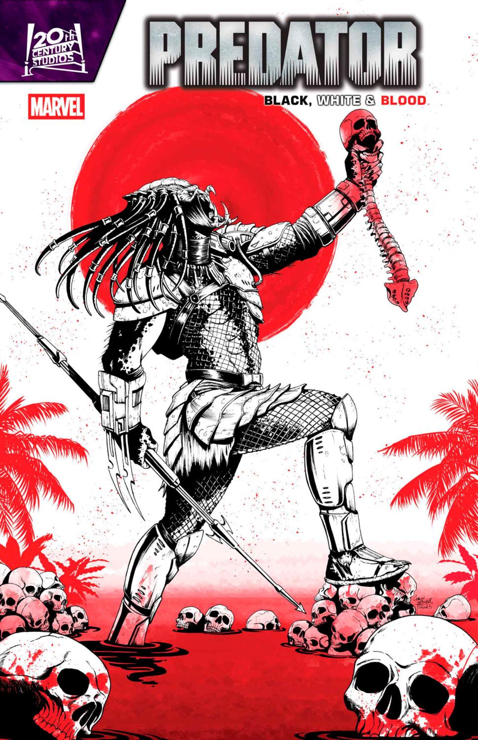 PREDATOR BLACK WHITE AND BLOOD #2 CVR A