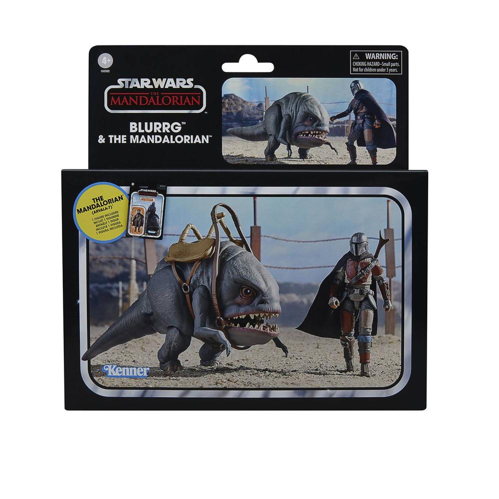 SW VINTAGE 3-3/4IN MAND BLURGG & MANDALORIAN AF