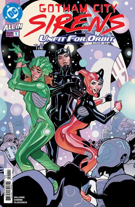 GOTHAM CITY SIRENS UNFIT FOR ORBIT #1 CVR A TERRY DODSON AND RACHEL DODSON OF 5