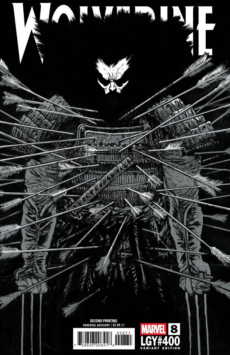 WOLVERINE #8 DANIEL WARREN JOHNSON 2ND PRINTING VAR