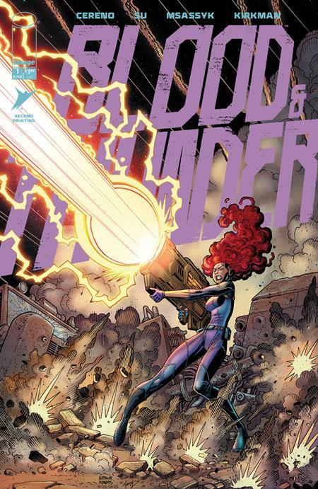 BLOOD AND THUNDER #1 2ND PRINTING CVR A ARTHUR ADAMS AND TANYA LEHOUX VAR