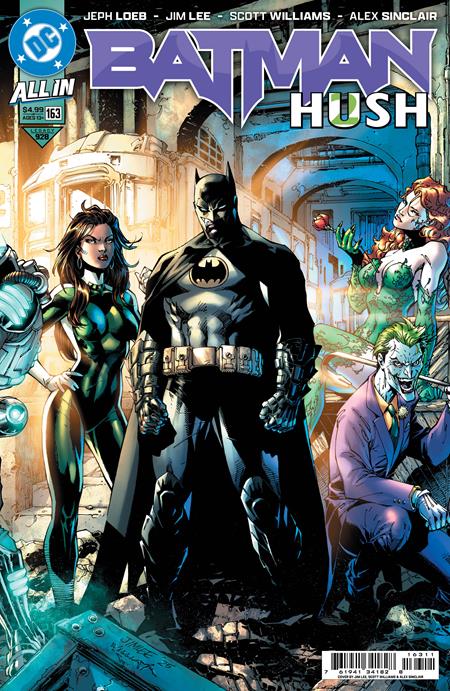 BATMAN #163 CVR A JIM LEE & SCOTT WILLIAMS BATMAN CONNECTING MIDDLE ALTERNATE COLOR
