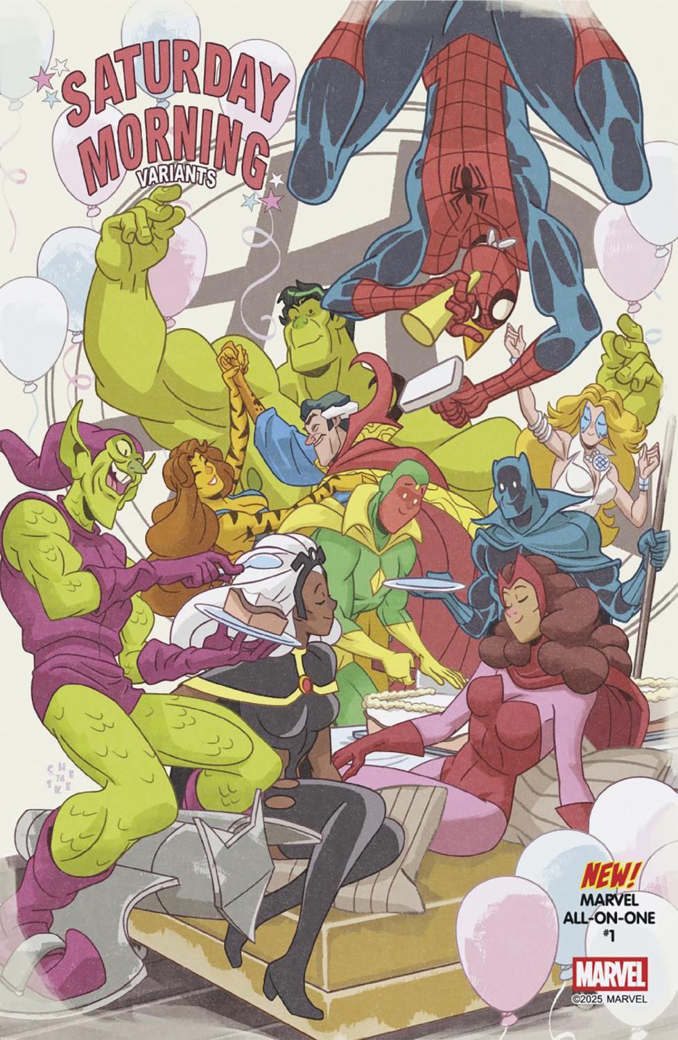 MARVEL ALL-ON-ONE #1 CVR B SEAN GALLOWAY SATURDAY MORNING VAR