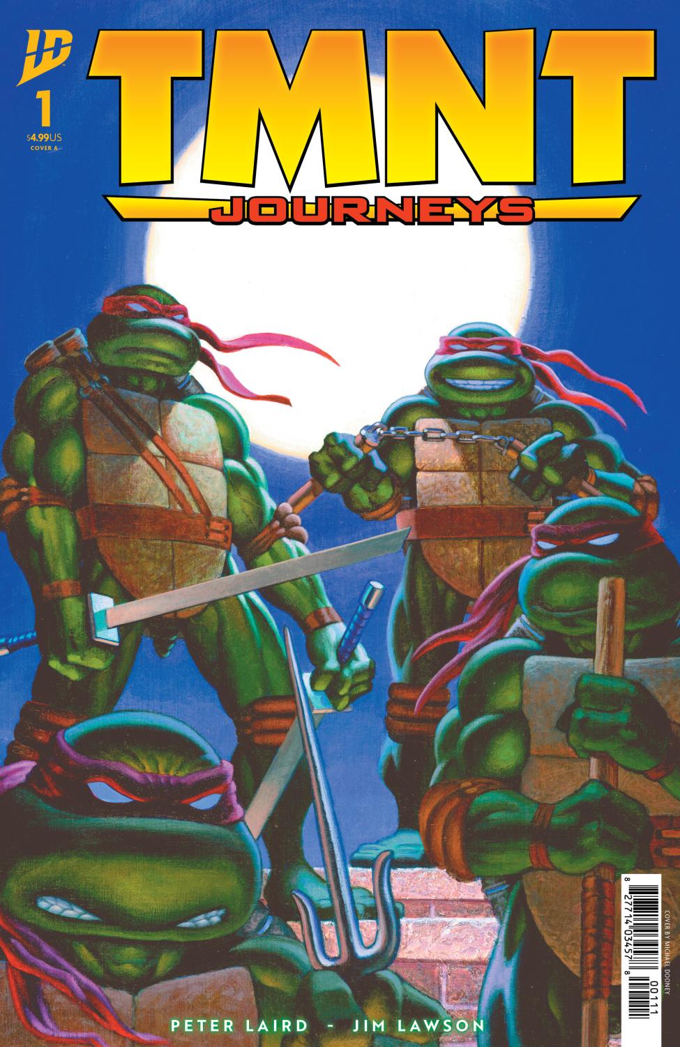 TMNT JOURNEYS #1 COVER A LAIRD AND DOONEY CVR A