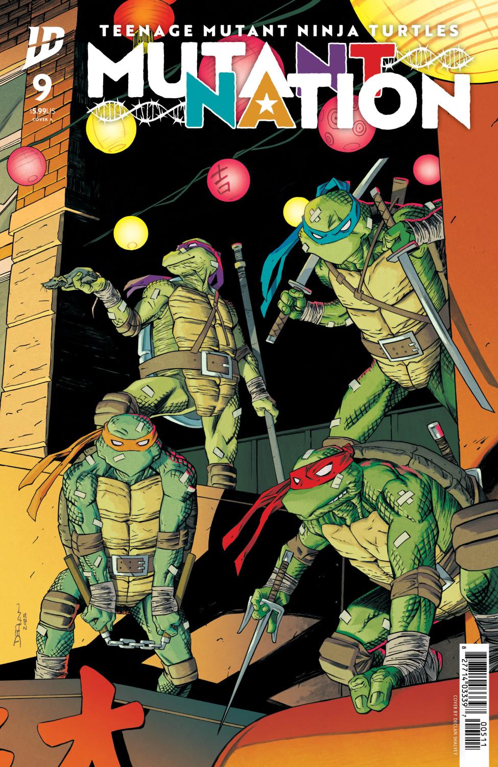 TEENAGE MUTANT NINJA TURTLES MUTANT NATION #9 CVR A SHALVEY