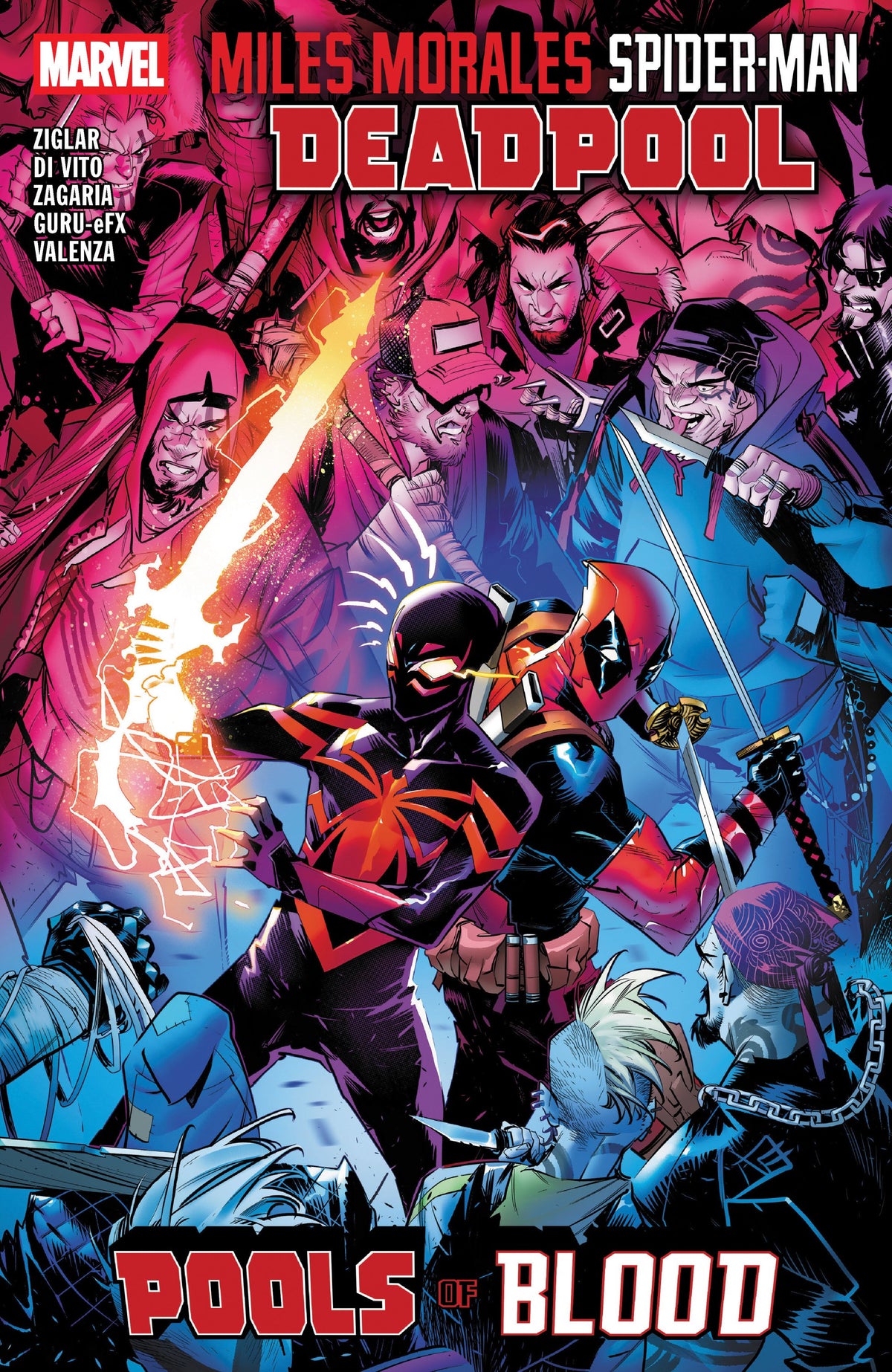 MILES MORALES SPIDER-MAN DEADPOOL - POOLS OF BLOOD TP