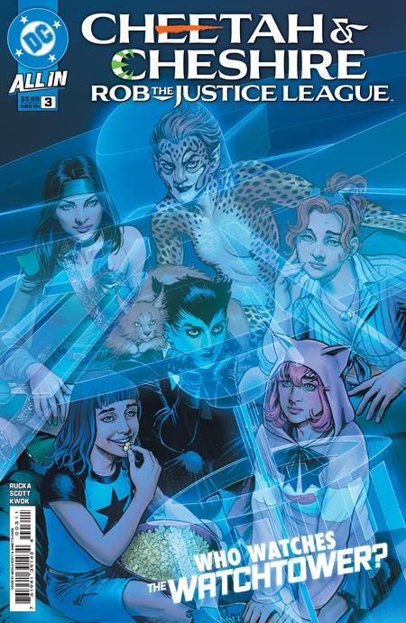 CHEETAH AND CHESHIRE ROB THE JUSTICE LEAGUE #3 CVR A NICOLA SCOTT