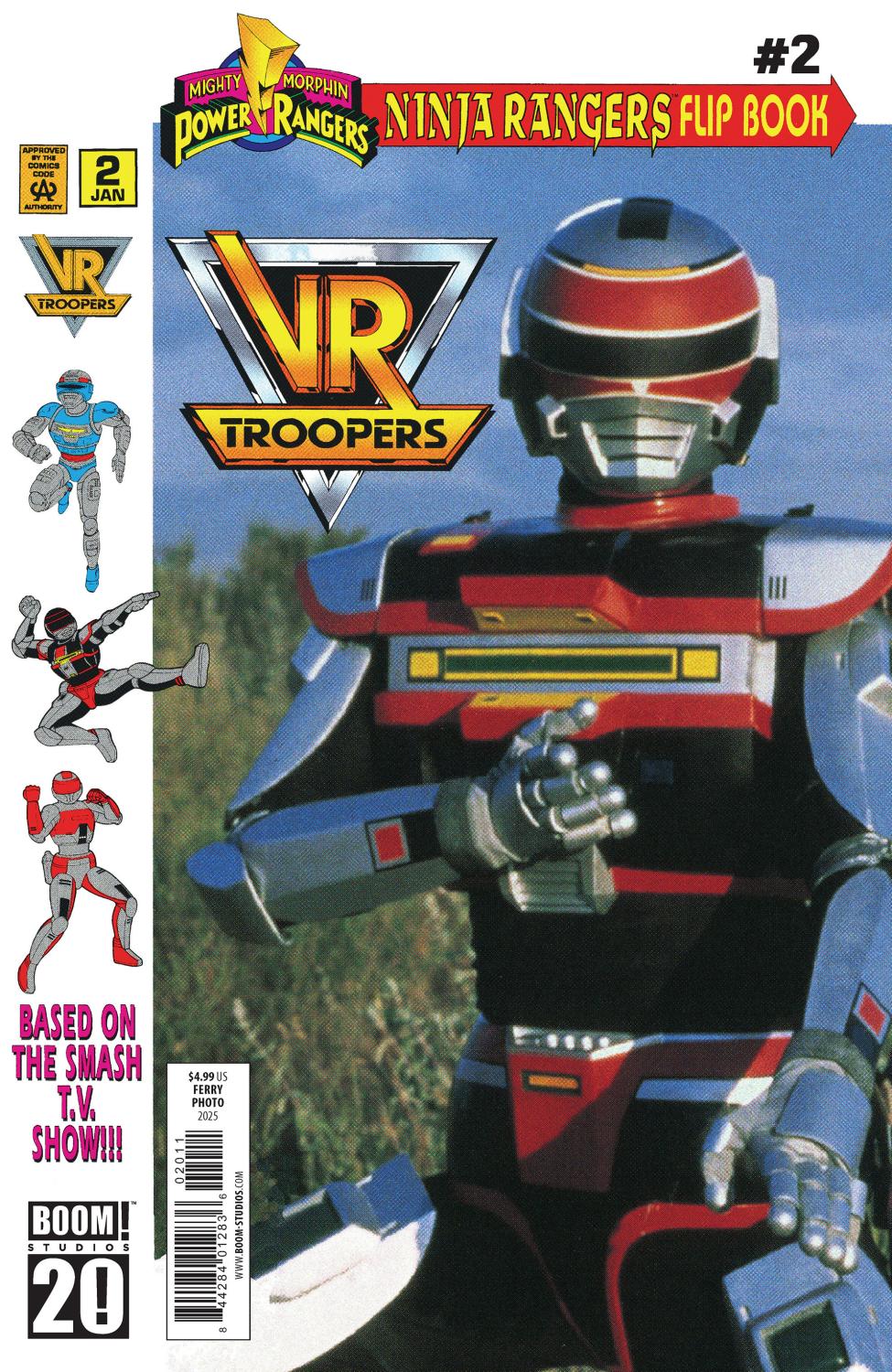 VR TROOPERS POWER RANGERS FLIPBOOK FACSIMILE EDITION #2 CVR A FERRY PHOTO