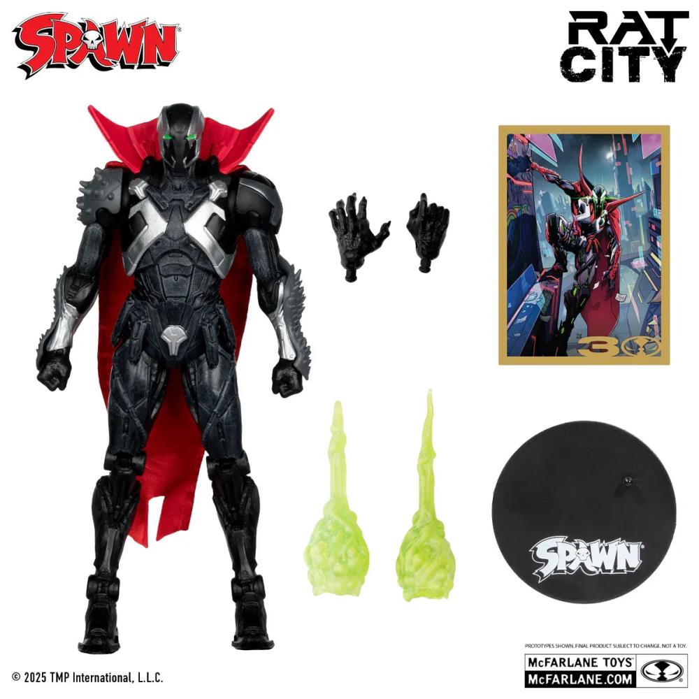 SPAWN 7IN RAT CITY DEVIANT BLACK