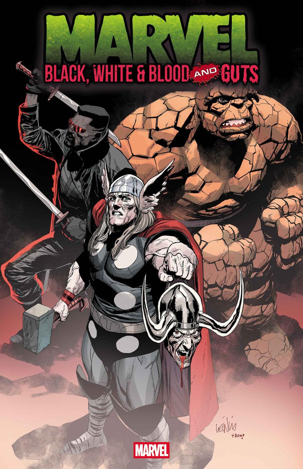 MARVEL BLACK WHITE AND BLOOD AND GUTS #2 CVR A