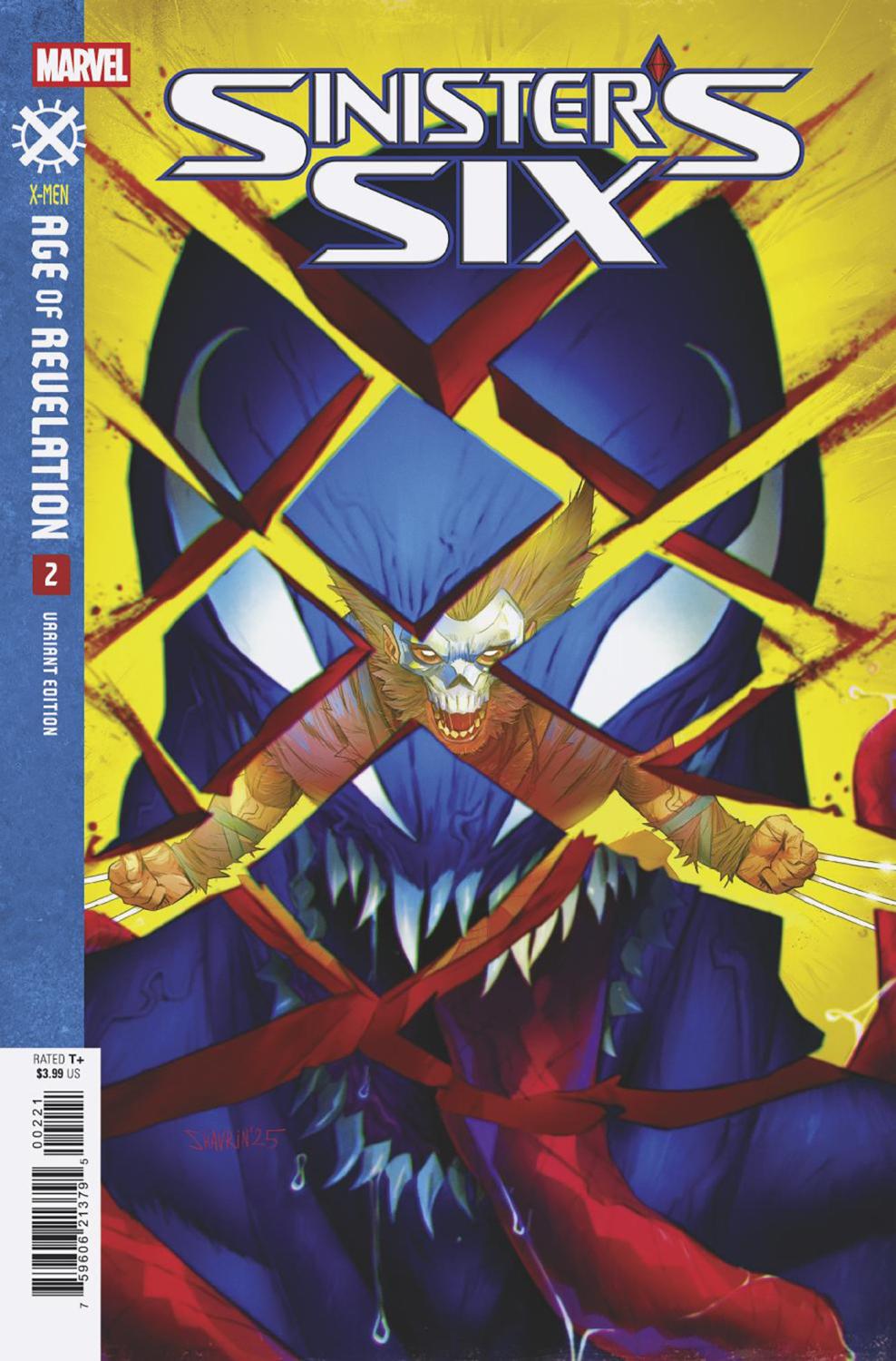 SINISTERS SIX #2 CVR B IVAN SHAVRIN VAR AOR