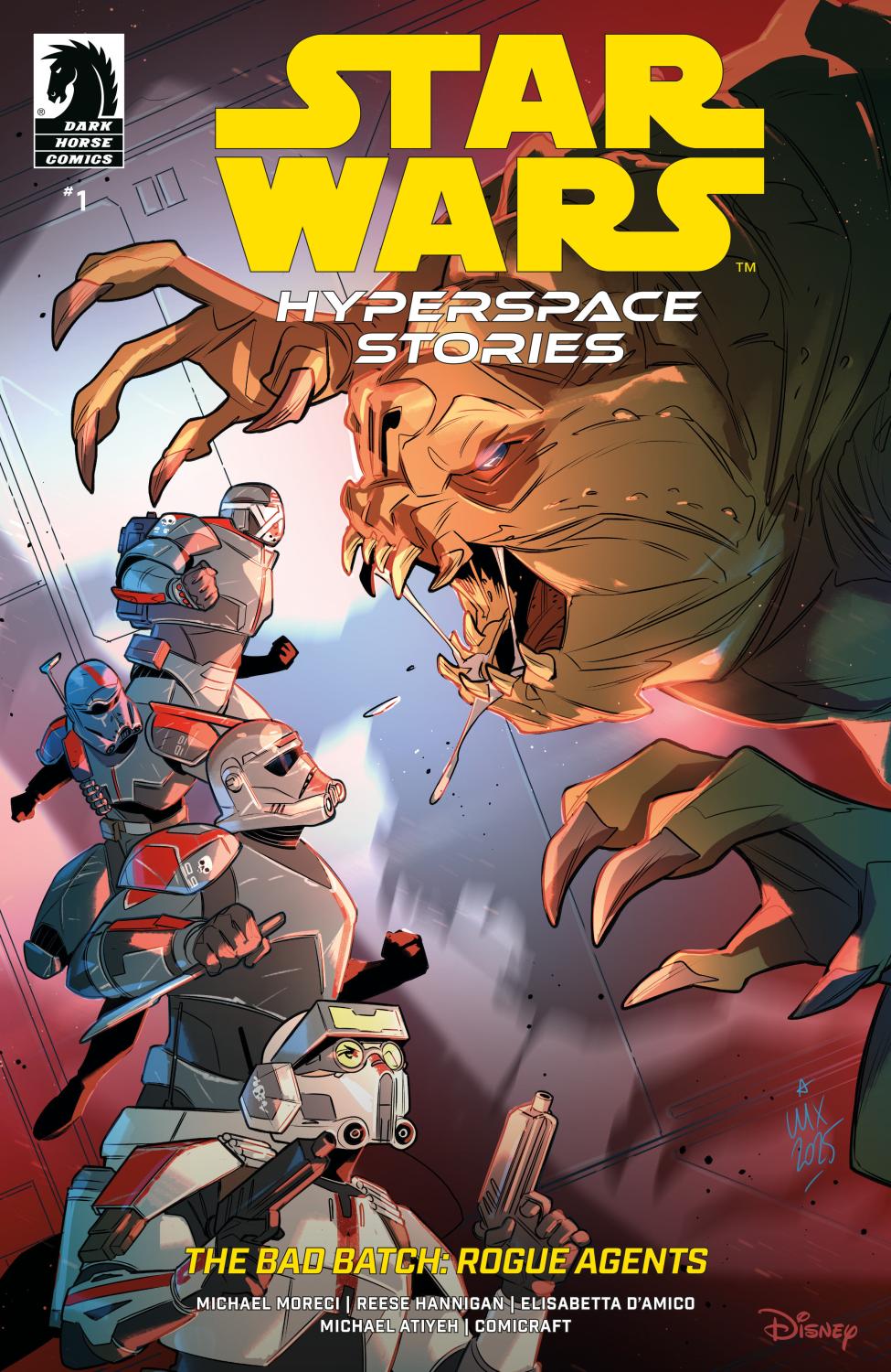 STAR WARS HYPERSPACE STORIES THE BAD BATCH--ROGUE AGENTS #1 CVR A VALERIA FAVOCCIA