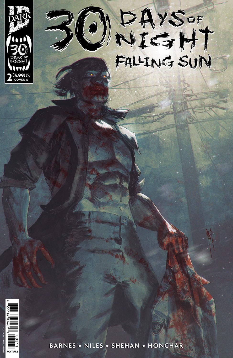 30 DAYS OF NIGHT FALLING SUN #2 CVR A SHEHAN