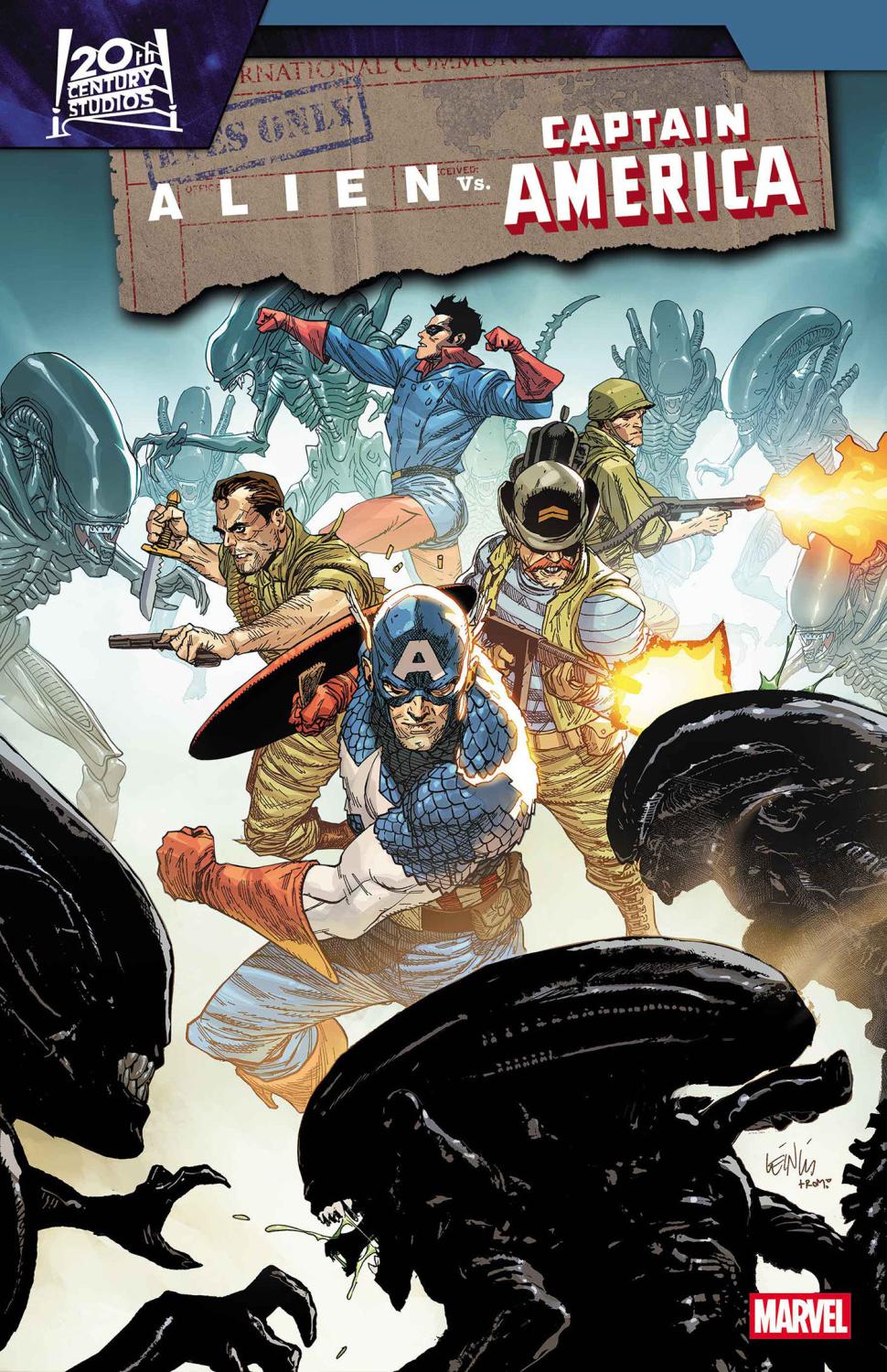 ALIEN VS CAPTAIN AMERICA #2 CVR A