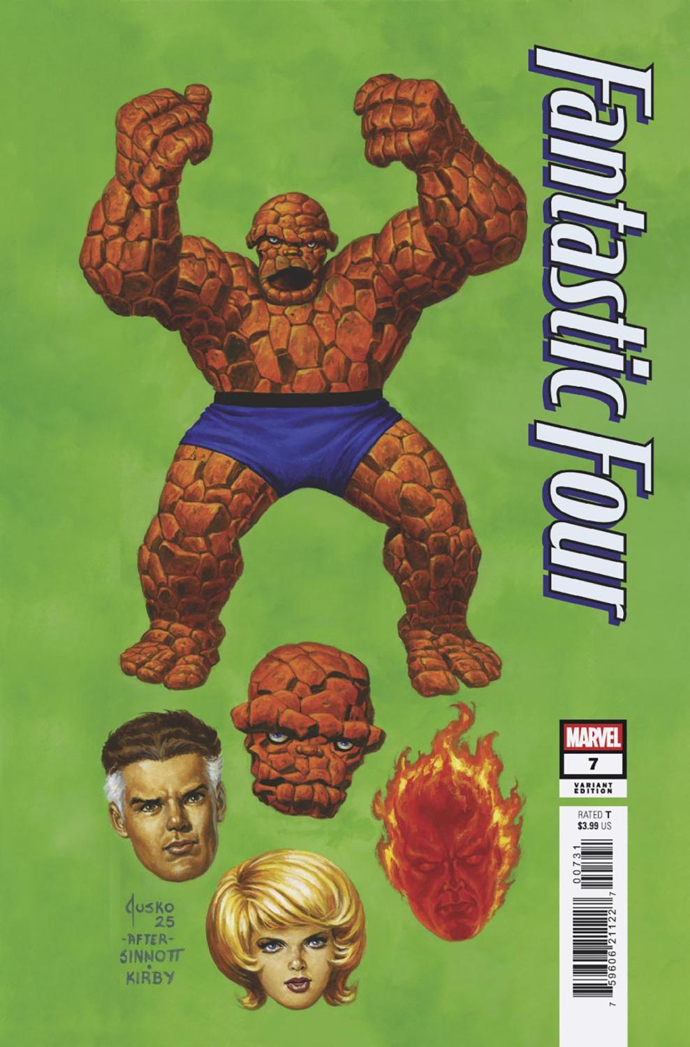 FANTASTIC FOUR #7 JOE JUSKO VAR CVR C