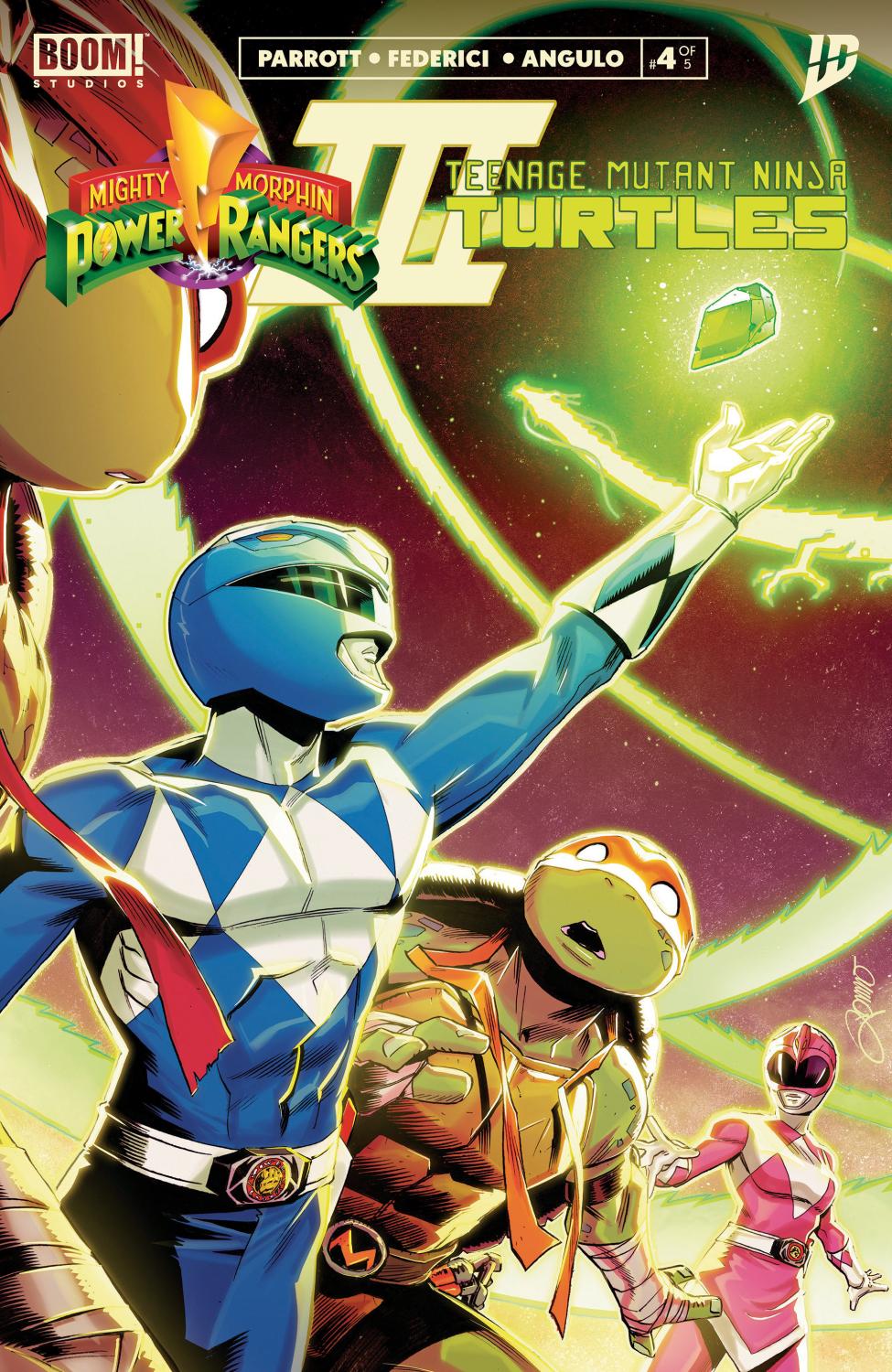 MIGHTY MORPHIN POWER RANGERS TEENAGE MUTANT NINJA TURTLES III #4 CVR A ZONNO