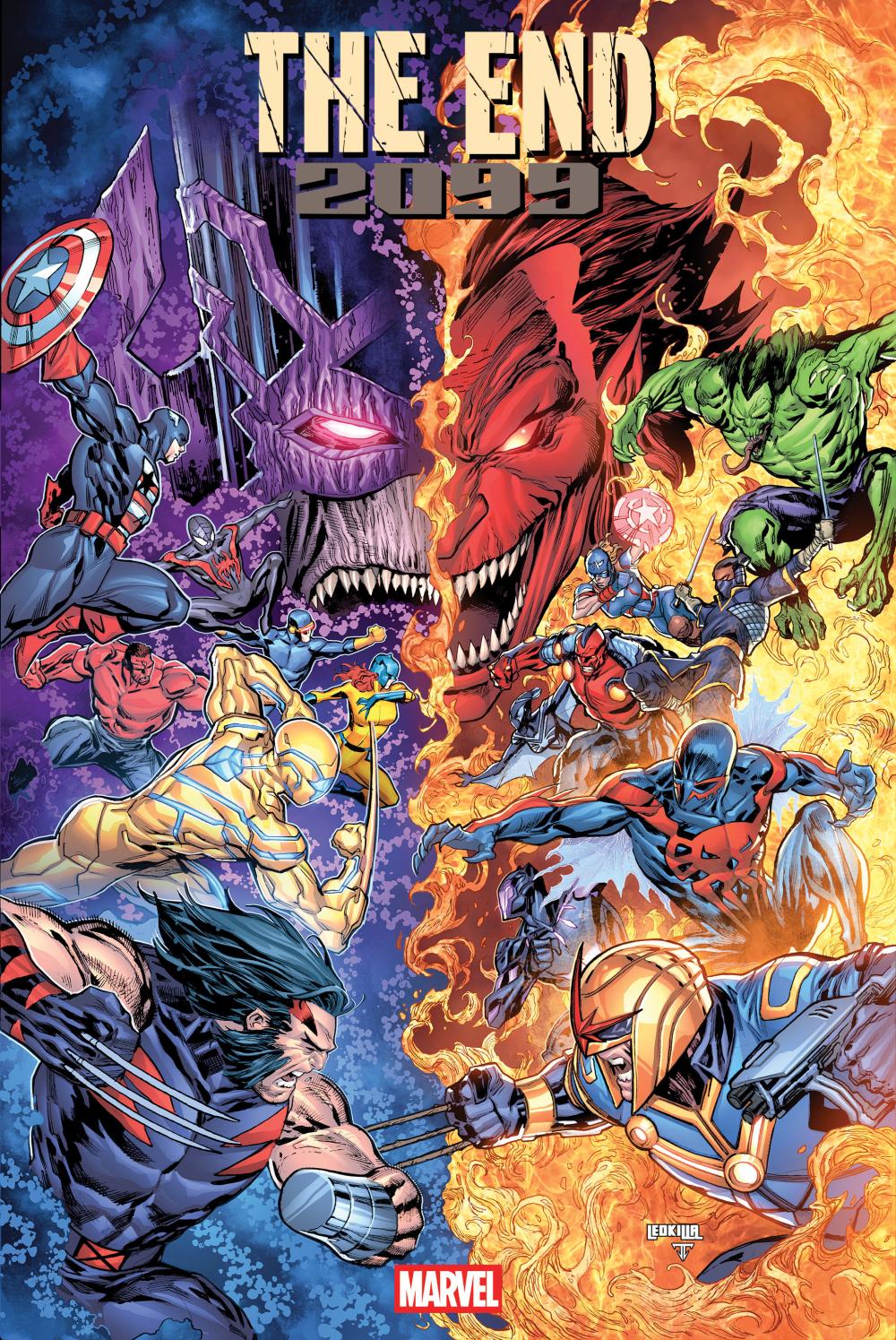 THE END 2099 #1 CVR D KEN LASHLEY BATTLE VAR