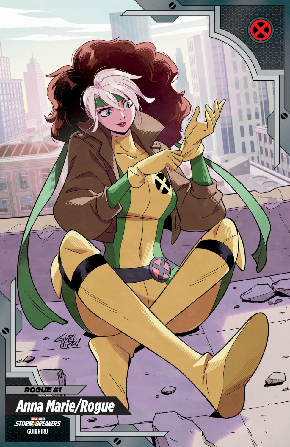ROGUE #1 GURIHIRU X-MEN TRADING CARD VAR CVR E
