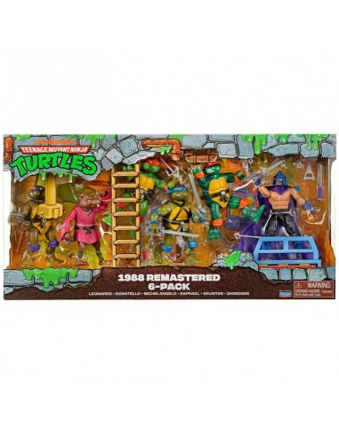 TMNT 1988 REMASTERED FIGURE 6-PACK