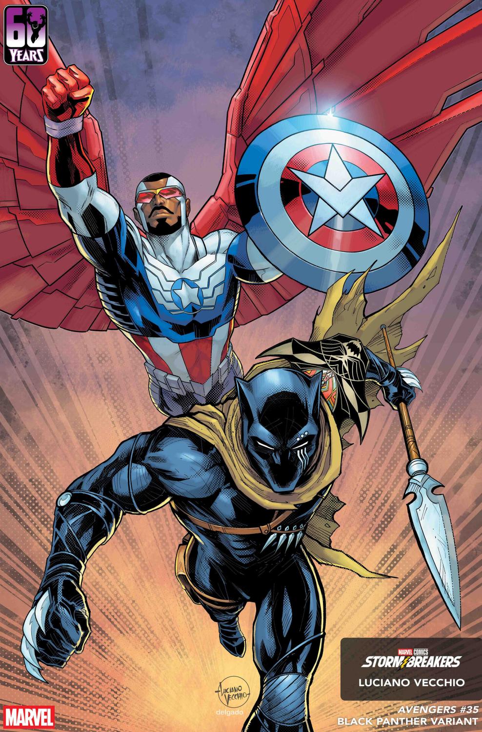 AVENGERS #35 CVR C LUCIANO VECCHIO BLACK PANTHER VAR