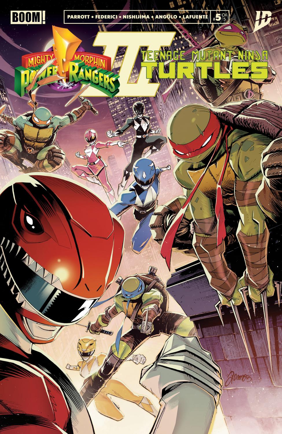 MIGHTY MORPHIN POWER RANGERS TEENAGE MUTANT NINJA TURTLES III #5 CVR A ZONNO