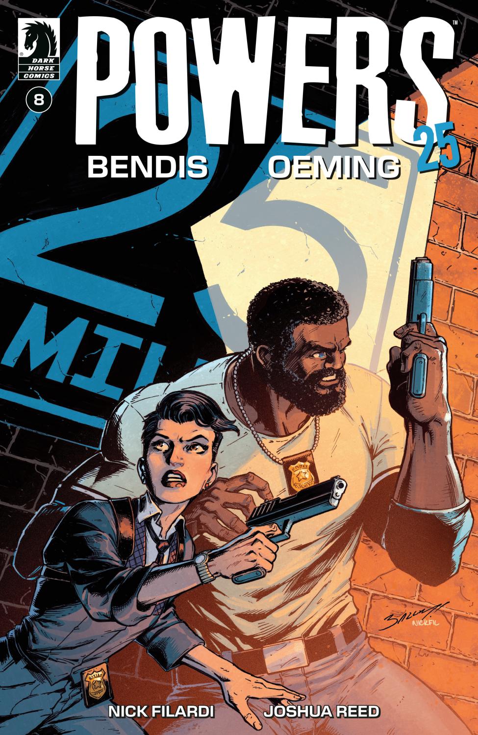 POWERS 25 #8 CVR B MARK BAGLEY VAR