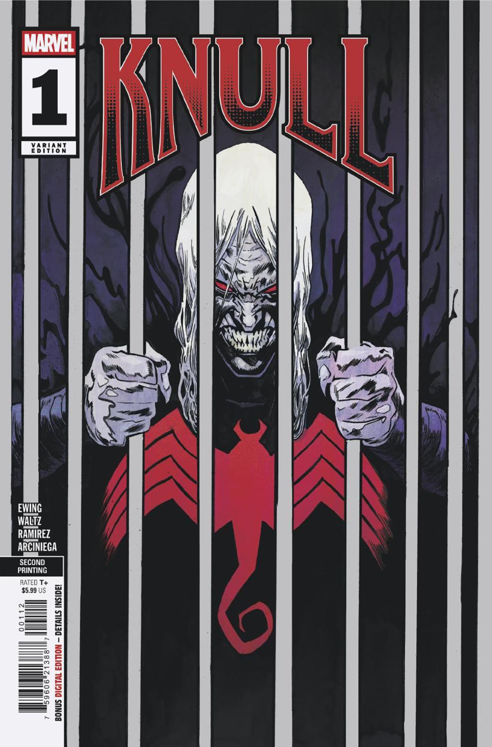 KNULL #1 MICHAEL WALSH 2ND PRINTING VAR