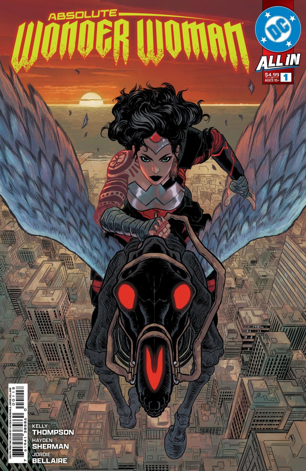 ABSOLUTE WONDER WOMAN #1 8TH PRINTING CVR A