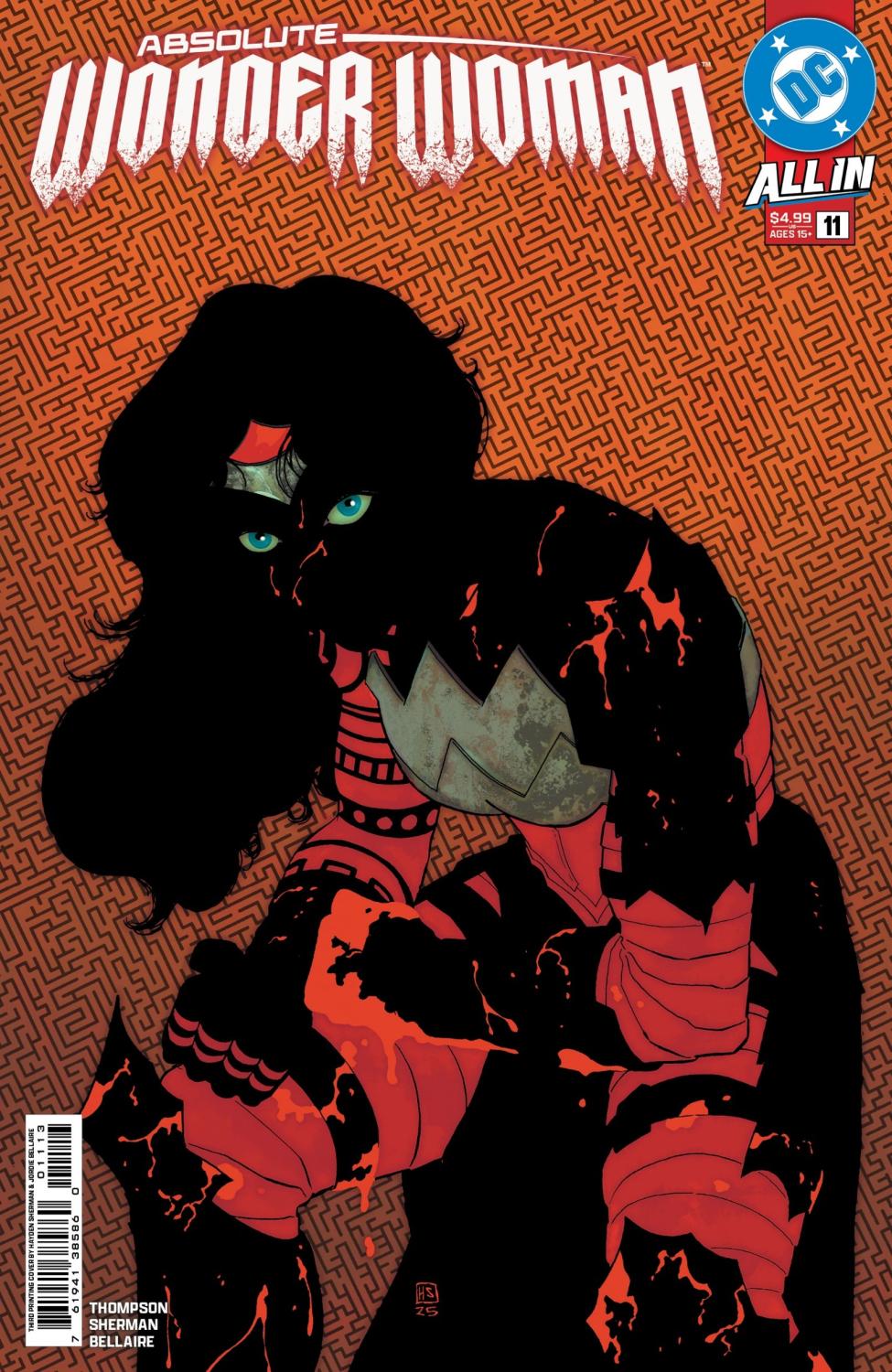 ABSOLUTE WONDER WOMAN #11 3RD PRINT CVR A