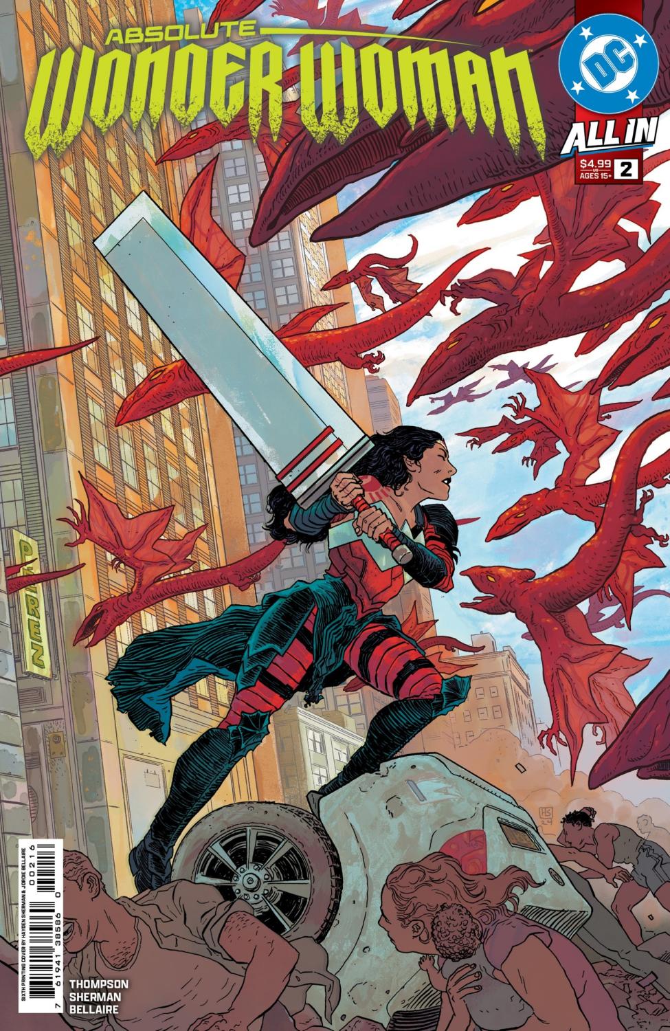 ABSOLUTE WONDER WOMAN #2 6TH PRINTING CVR A