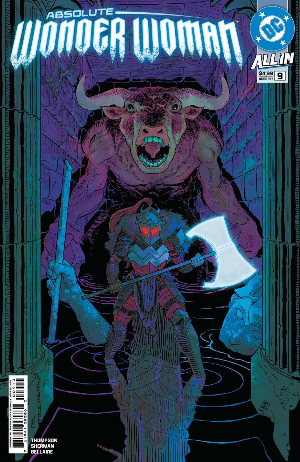 ABSOLUTE WONDER WOMAN #9 3RD PRINTING CVR A