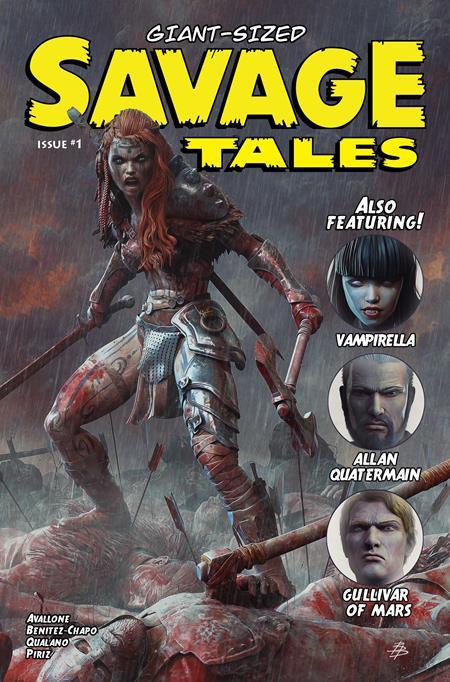 GIANT SIZED SAVAGE TALES ONE SHOT CVR A BJORN BARENDS RED SONJA