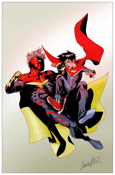 SUPERMAN UNLIMITED #12 CVR D SALVADOR LARROCA CARD STOCK VAR THE REIGN OF THE SUPERBOYS