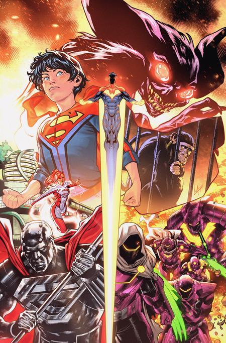 SUPERMAN UNLIMITED #12 CVR E LUCAS MEYER THINGS TO COME CARD STOCK VAR THE REIGN OF THE SUPERBOYS