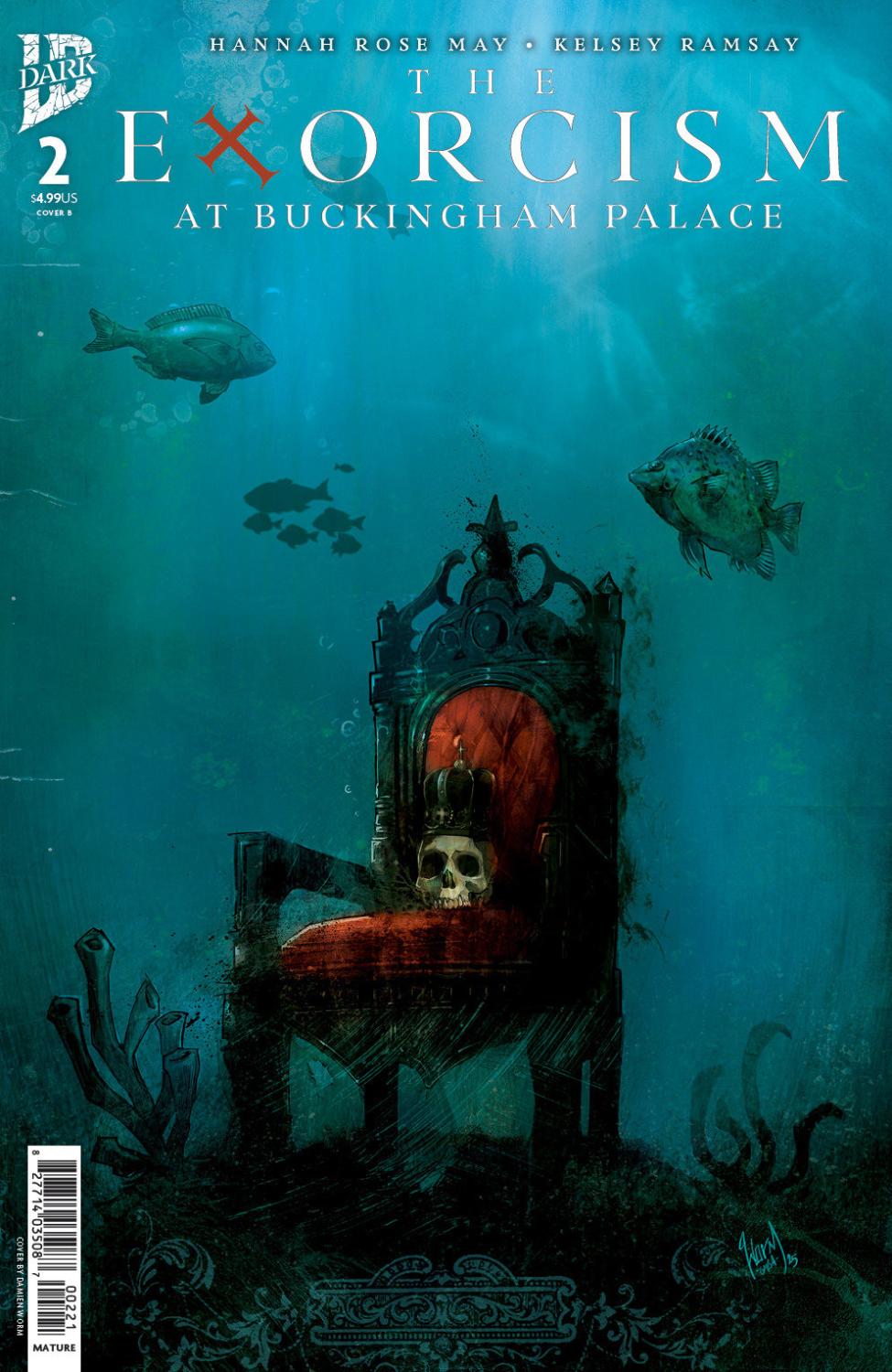 THE EXORCISM AT BUCKINGHAM PALACE #2 VAR B DAMIEN WORM CVR B