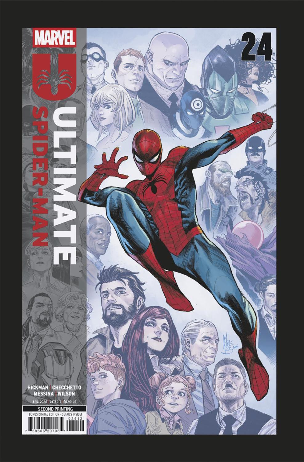 ULTIMATE SPIDER-MAN #24 MARCO CHECCHETTO 2ND PRINTING VAR