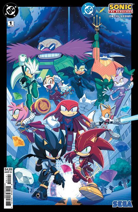 DC X SONIC THE HEDGEHOG THE METAL LEGION #1 CVR D MIN HO KIM CARD STOCK VAR (OF 5)