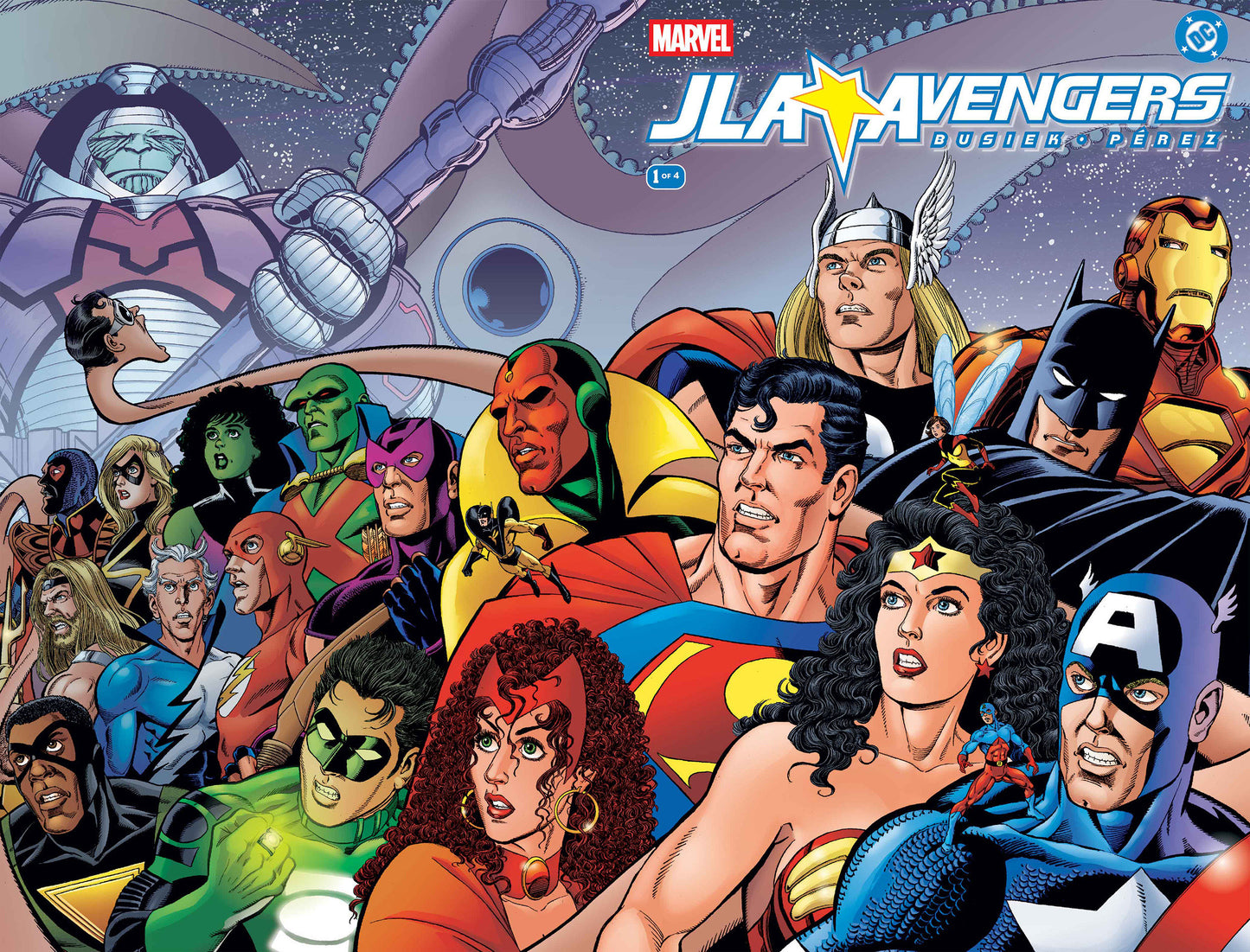 JLA AVENGERS #1 FACSIMILE EDITION CVR A WRAPAROUND