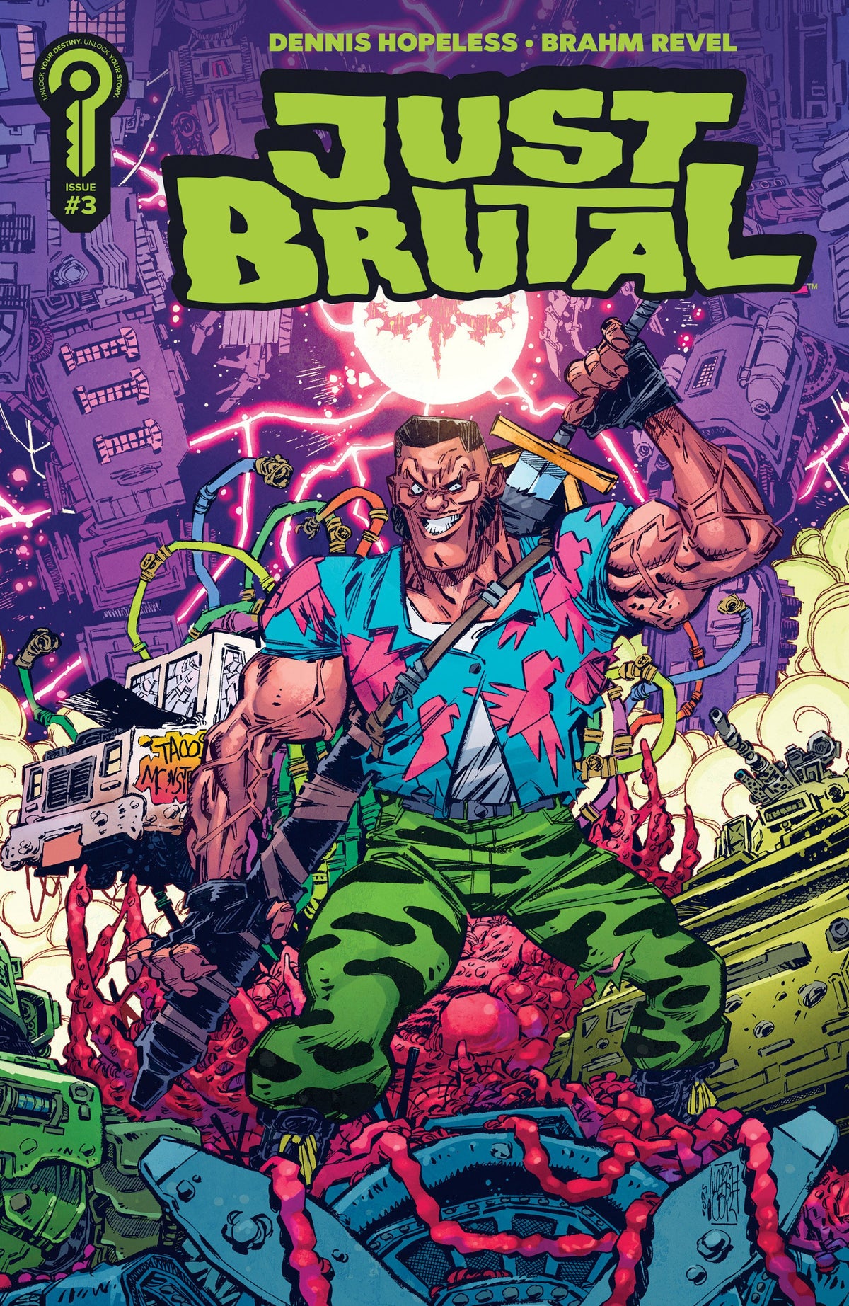 JUST BRUTAL #3 CVR B JORGE CORONA VAR