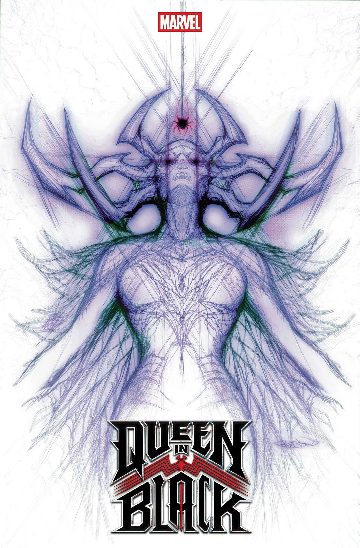 QUEEN IN BLACK #1 CVR B PATRICK GLEASON HELA WHITE WEBHEAD VAR