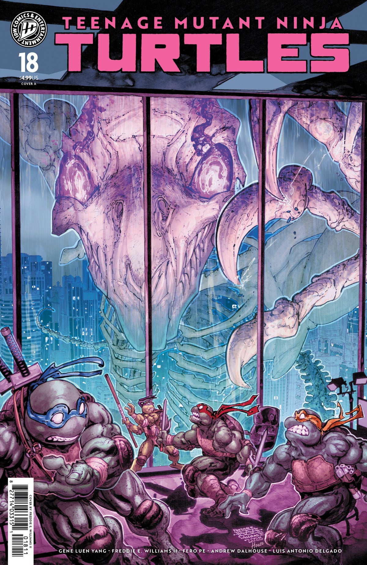 TEENAGE MUTANT NINJA TURTLES #18 CVR A WILLIAMS II