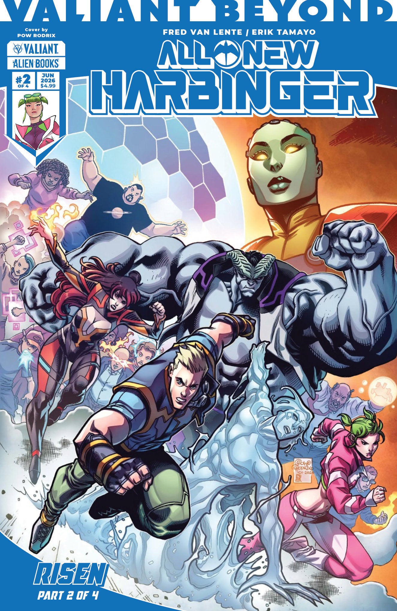 VALIANT BEYOND ALL-NEW HARBINGER #8--RISEN #2 COVER A RODRIX CVR A