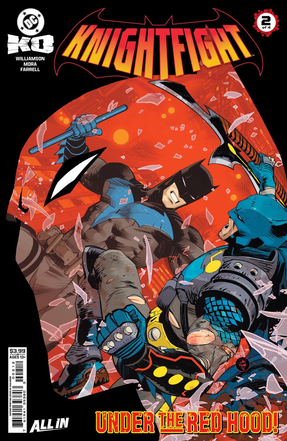 DC K.O. KNIGHTFIGHT #2 2ND PRINTING