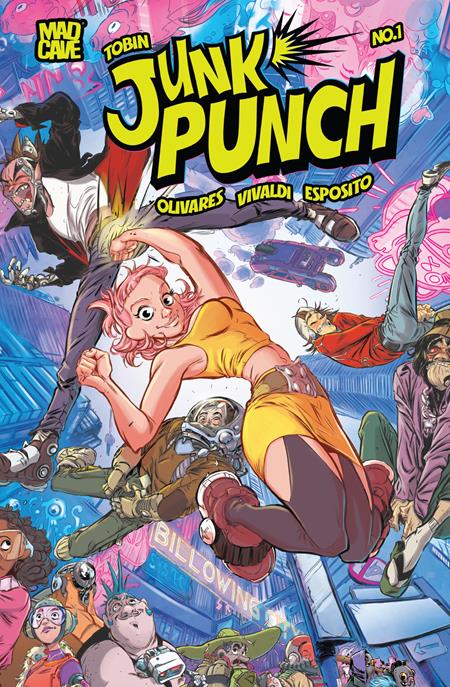 JUNK PUNCH #1 CVR A CARLOS JAVIER OLIVARES (OF 5)